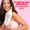 Original Scent with Cherry Almond Body Lotion Moisturizer for Dry Skin, 3 fl oz