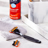5-Blade Razor with Trimmer and 2 Cartridge Refills, Black