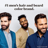 Mustache & Beard, Beard Dye for Men with Brush Included for Easy Application, With Keratin Biotin Aloe and Coconut Oil for Healthy Facial Hair - Medium Brown, M-35 Pack of 1