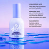 Skincare Water Slide Hydration Boosting Facial Serum with Hyaluronic Acid and Peptides, 1 fl oz