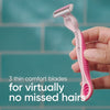 Female Venus Simply3 Dragonfruit Women's Disposable Razors, 4 Count, Multi-color