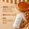 100HR Holiday Clinical Antiperspirant Deodorant for Women, Hyaluronic Acid, Invisible Solid, Cozy Caramel, 2.6 oz