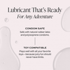 Premium Water-Based Flavored Personal Lubricant, Luxury Edible Lube for Men and Women, Strawberry Flavor, 6.1 fl oz
