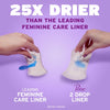 Daily Incontinence Panty Liners, 2 Drop Very Light Absorbency, Regular, 48 Count