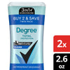 3in1 Total Protection Antiperspirant Deodorant for Women Anti Sweat, Odor and Stains, Clean 72-Hour Sweat & Odor Protection, 2.6 oz Twin Pack