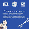 Cotton Swabs Vanity Tub, Original, for Home, First Aid and Beauty, 100% Cotton, 300 Count