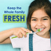 Brand Kids Toothbrush with Non-Slip Handle, Tongue Cleaner, Soft Bristles, 5 Count