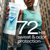 Advanced Protection Antiperspirant Deodorant for 72-Hour Sweat & Odor Control for Women, Shower Clean with Body Heat Activated Technology, 2.6 oz