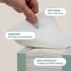 Disposable Extra Large Hypoallergenic Clean Face Towels, 40 Count