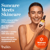Sunscreen Serum for Face – SPF 30 Universal Tinted Mineral Sunscreen Face Serum with Aloe, All Skin Types, 1 fl