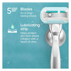 Deluxe Smooth Sensitive Women's Razor Blade Refills, 6 Count